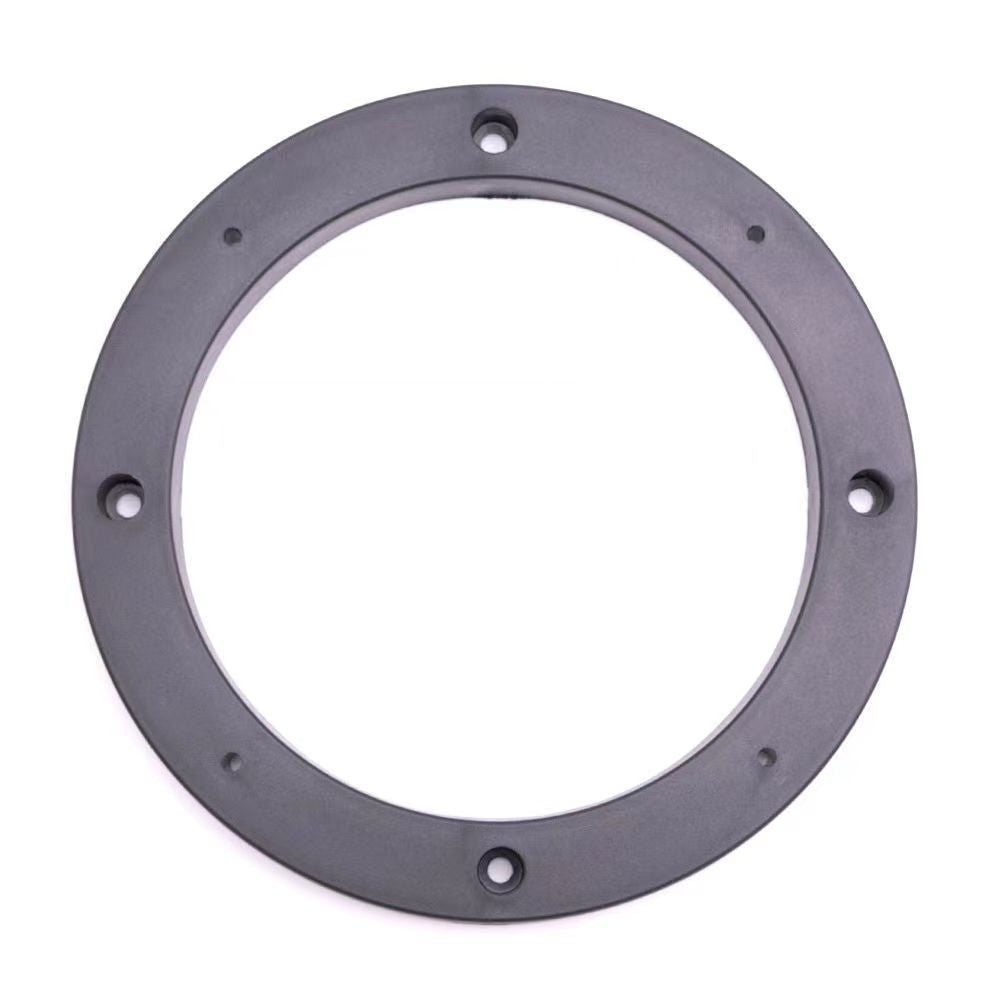 Black 6.5 inch plastic speaker spacer ring