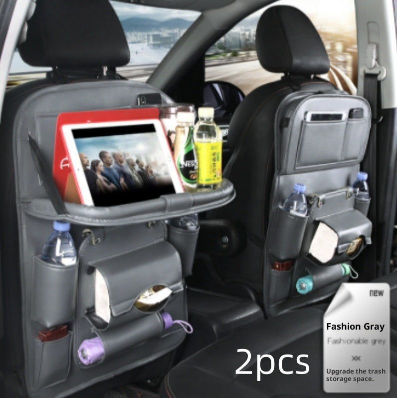 PU leather car seat back organizer – image 18