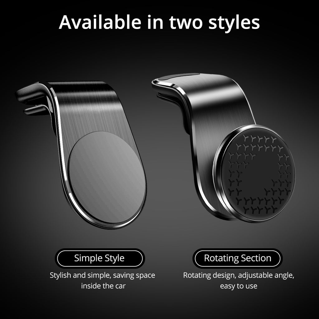 Magnetic air vent car phone mount – image 2