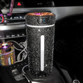Rhinestone diamond car humidifier with LED light – image 5
