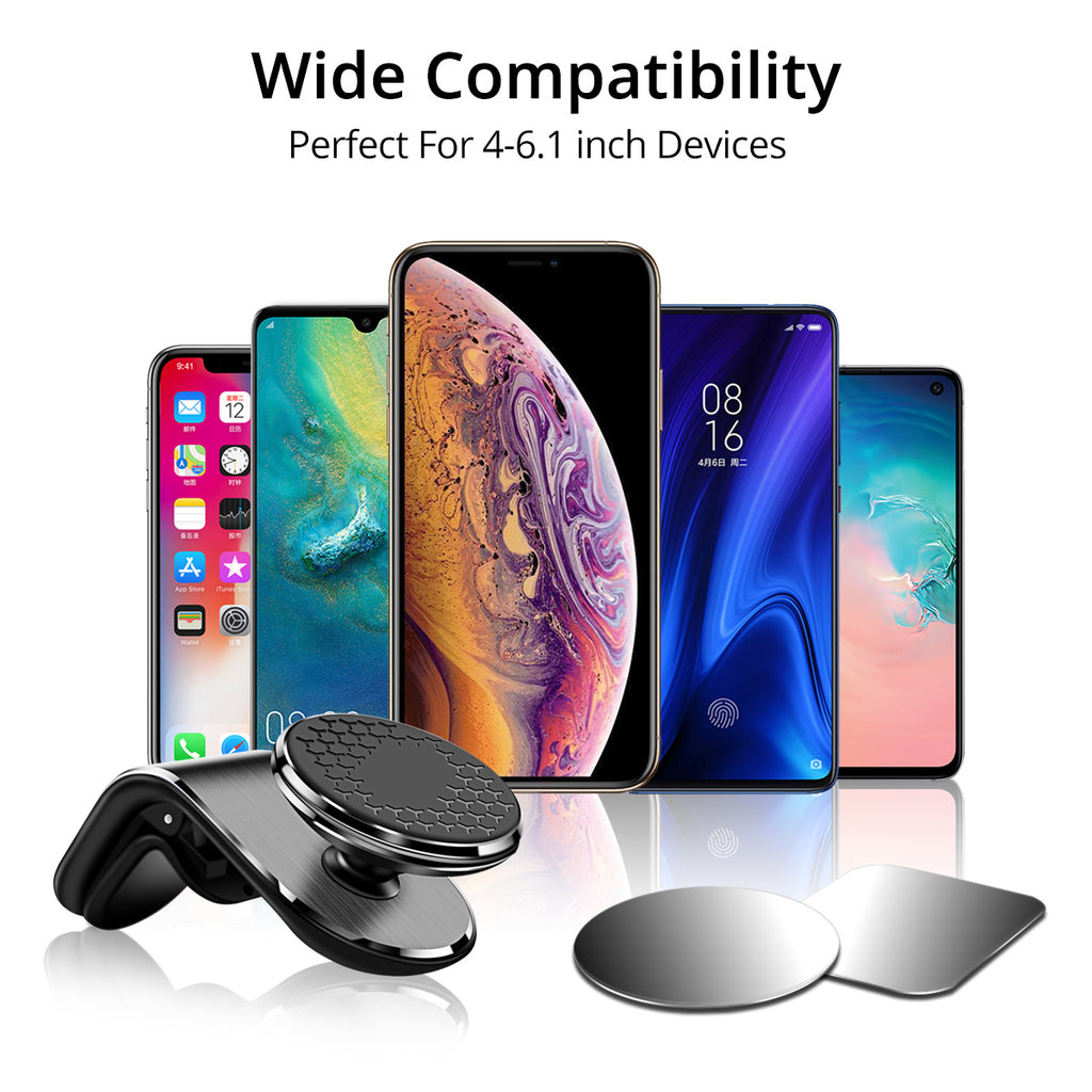 Magnetic air vent car phone mount – image 3