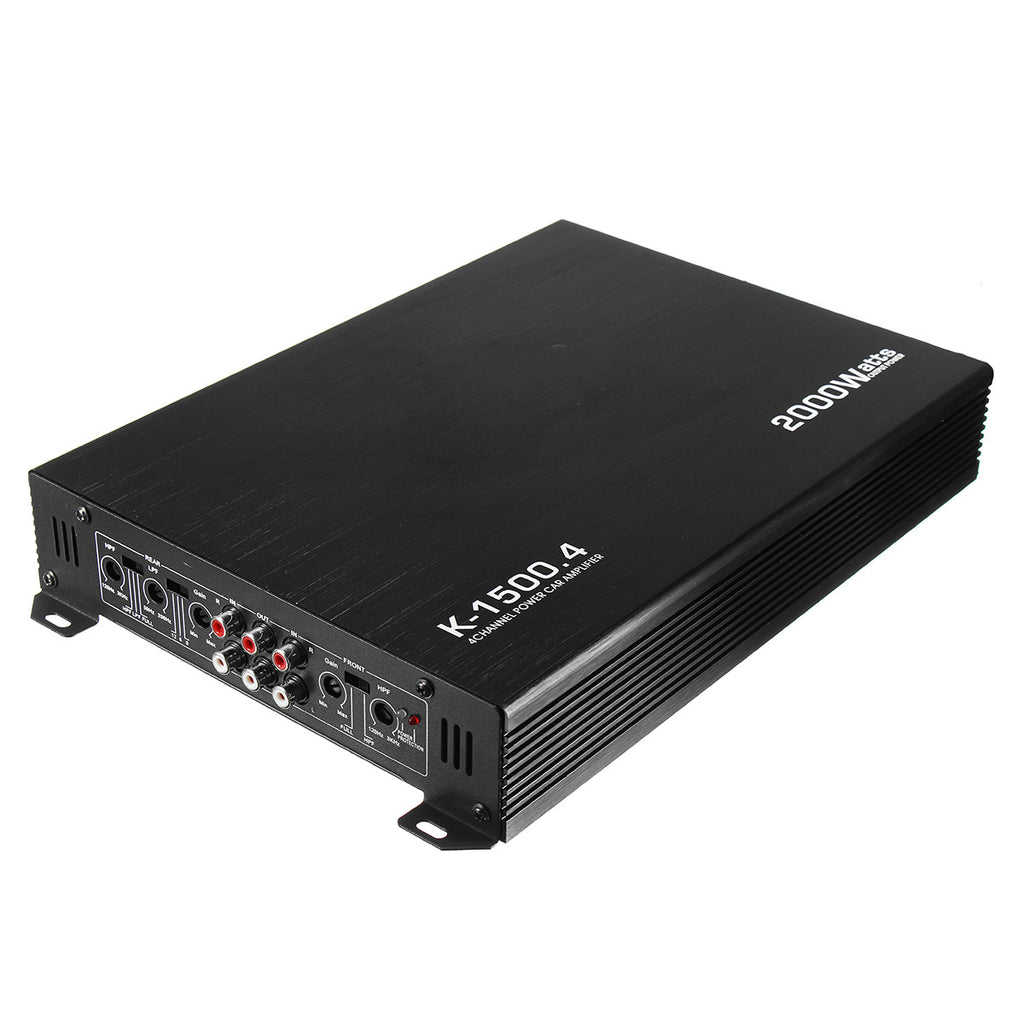 12V 4-Channel Car Amplifier – Up to 2000W Peak – image 3