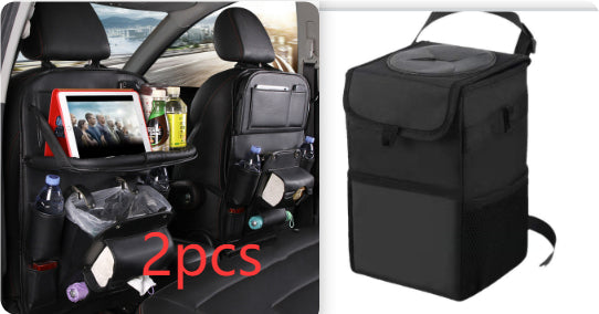 PU leather car seat back organizer – image 25