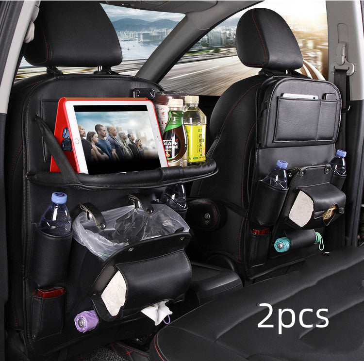 PU leather car seat back organizer – image 12