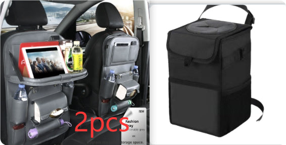 PU leather car seat back organizer – image 22