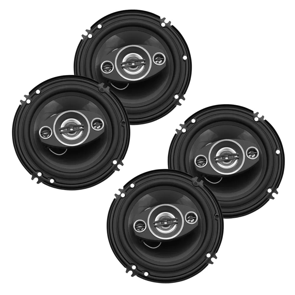 Four 5 Core 6 inch speakers without grilles
