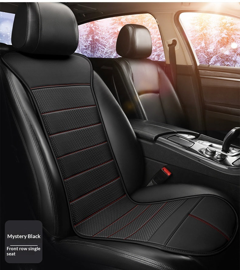 Mystery black heated car seat cushion