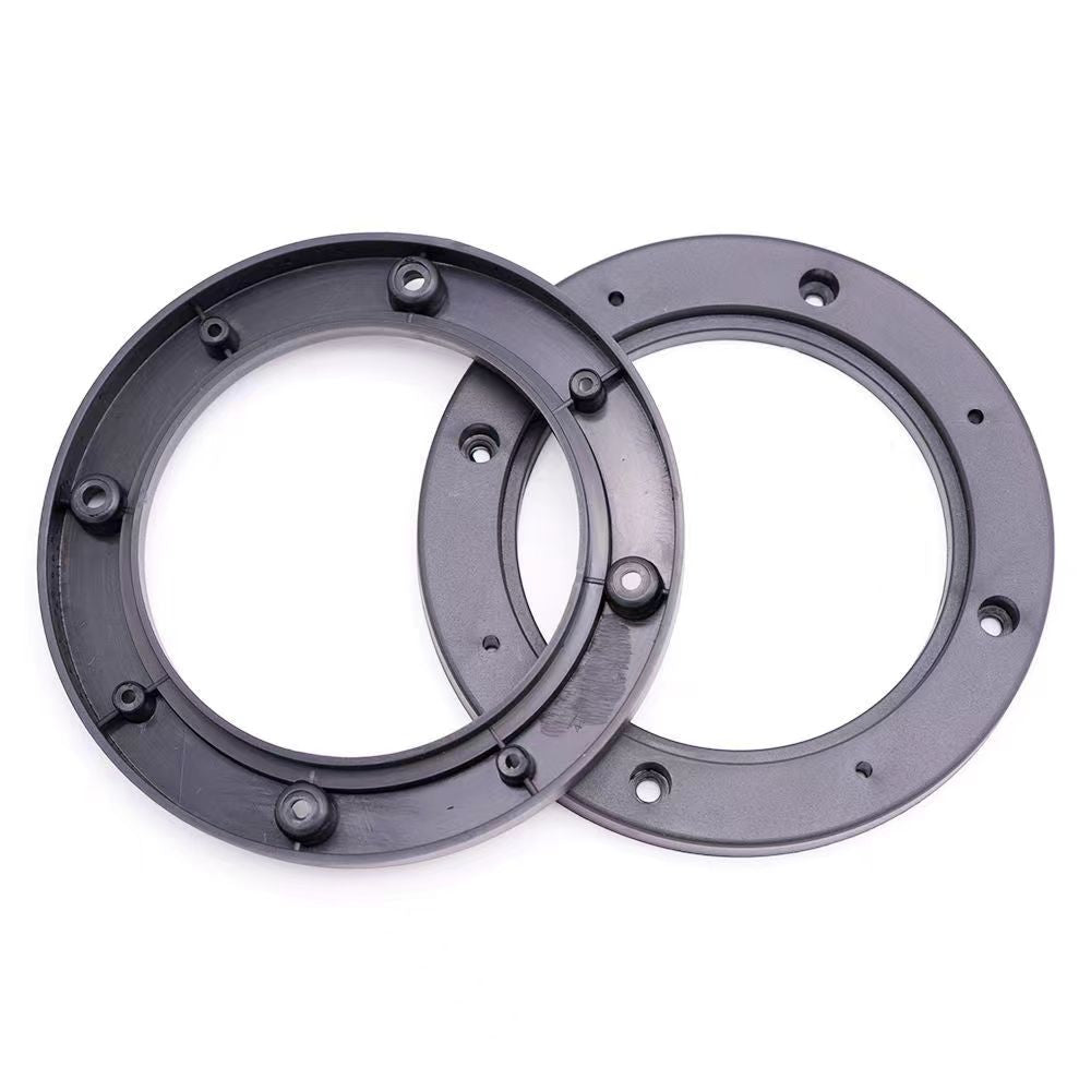 Two 6.5 inch speaker spacers, front and back